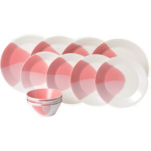 Royal Doulton, 1815 Signature - 12 Piece Dinnerware Set, Service for 4 Coral 12 Royal Doulton, 1815 Signature - 12 Piece Dinnerware Set, Service for 4 Coral 12