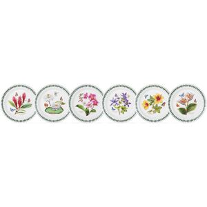 Portmeirion, Exotic Botanic Garden - Assorted Dinner Plates White;Green;Pink 26.5cm W X 3cm W Portmeirion, Exotic Botanic Garden - Assorted Dinner Plates White;Green;Pink 26.5cm W X 3cm W