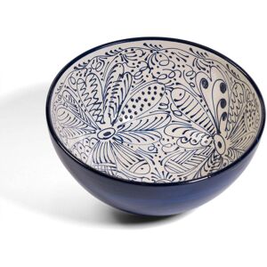 Marlow Home Co. Gaia Deep Serving Bowl Blue;White 31cm W Marlow Home Co. Gaia Deep Serving Bowl Blue;White 31cm W