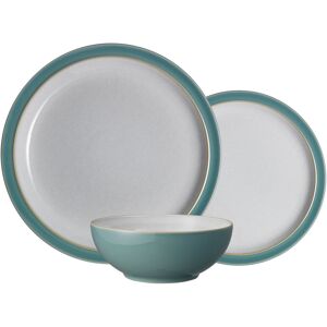 Denby Elements 12 Piece Dinnerware Set, Service for 4 Fern Green 12 Denby Elements 12 Piece Dinnerware Set, Service for 4 Fern Green 12