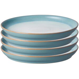Denby Azure Haze Coupe Dinner Plates Blue Denby Azure Haze Coupe Dinner Plates Blue