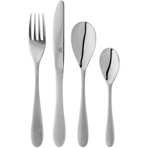 Stellar 16 Piece 18/10 Stainless Steel Cutlery Set. Table Settings for 4, Salisbury Design Silver 16 Stellar 16 Piece 18/10 Stainless Steel Cutlery Set. Table Settings for 4, Salisbury Design Silver 16