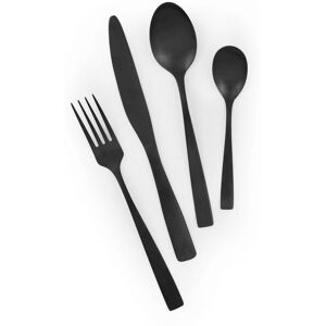 Excelsa Shadow 16 Piece Cutlery Set, Service for 4 Black 16 Excelsa Shadow 16 Piece Cutlery Set, Service for 4 Black 16