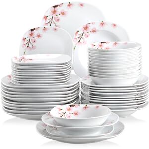 Vancasso 48 Piece Dinnerware Set, Service for 12 White 48 Vancasso 48 Piece Dinnerware Set, Service for 12 White 48