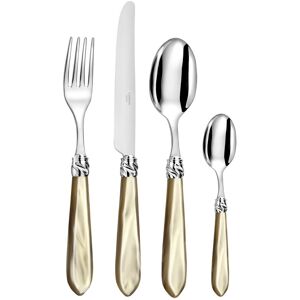 CAPDECO Diana 24 Piece Cutlery Set, Service for 6 Pearl Horn 24 CAPDECO Diana 24 Piece Cutlery Set, Service for 6 Pearl Horn 24