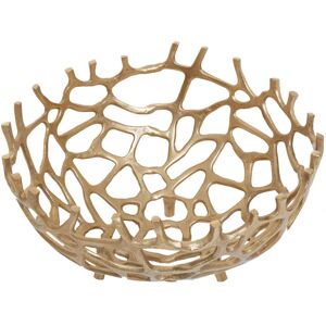 Canora Grey Darsh Aluminum Decorative Bowl Gold 22cm H x 38cm W x 38cm D Canora Grey Darsh Aluminum Decorative Bowl Gold 22cm H x 38cm W x 38cm D