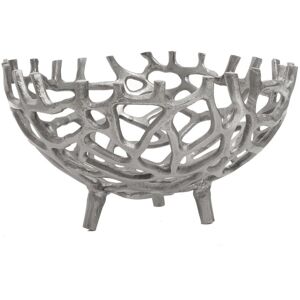 Canora Grey Darsh Aluminum Decorative Bowl Silver 19cm H x 32cm W x 32cm D Canora Grey Darsh Aluminum Decorative Bowl Silver 19cm H x 32cm W x 32cm D