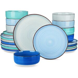 Vancasso 24 Piece Dinnerware Set - Service for 8 Blue/Green 24 Vancasso 24 Piece Dinnerware Set - Service for 8 Blue/Green 24