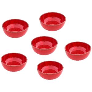 17 Stories Verano Selena Handmade Ceramic Dessert Bowl Red 17 Stories Verano Selena Handmade Ceramic Dessert Bowl Red