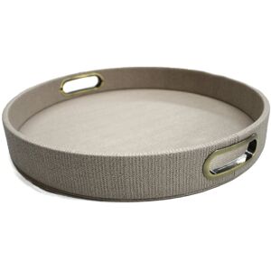 Brayden Studio Bijender Tray Brown 42cm W X 42cm D X 6cm H Brayden Studio Bijender Tray Brown 42cm W X 42cm D X 6cm H