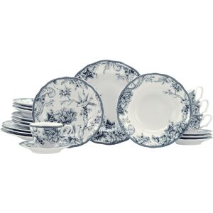 Creatable Adelaide, dinnerware set 20 pieces Blue/White 20 Creatable Adelaide, dinnerware set 20 pieces Blue/White 20