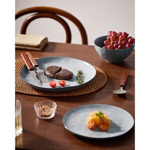 Latitude Run 12 Piece Stoneware Dinnerware Set - Service for 4 Grey 12 Latitude Run 12 Piece Stoneware Dinnerware Set - Service for 4 Grey 12