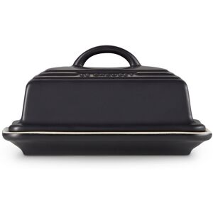 Le Creuset Breakfast Butter Dish Satin Black 13cm W X 17.5cm L X 5.9cm H Le Creuset Breakfast Butter Dish Satin Black 13cm W X 17.5cm L X 5.9cm H