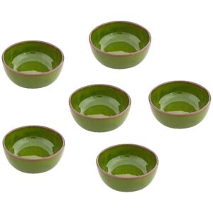 17 Stories Verano Selena Handmade Ceramic Dessert Bowl Dark Green 17 Stories Verano Selena Handmade Ceramic Dessert Bowl Dark Green