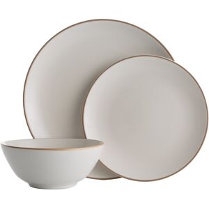 Mason Cash Classic Collection 12 Piece Dinnerware Set, Service for 4 Cream 12 Mason Cash Classic Collection 12 Piece Dinnerware Set, Service for 4 Cream 12