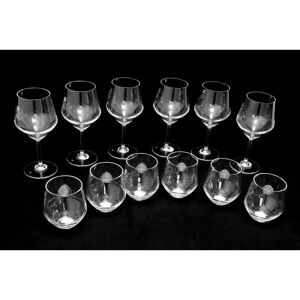 Ivy Bronx Darnez Angle Collection 12 Pieces Acrylic Wine Glass Set - Includes 2 Sizes Clear 454.6ml Ivy Bronx Darnez Angle Collection 12 Pieces Acrylic Wine Glass Set - Includes 2 Sizes Clear 454.6ml