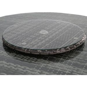 Brayden Studio Aventino Lazy Susan Grey 60cm W X 60cm L X 5cm H Brayden Studio Aventino Lazy Susan Grey 60cm W X 60cm L X 5cm H