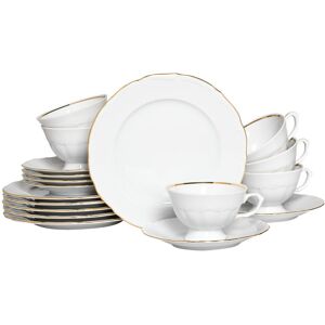 Creatable Maria Theresia 18 Piece Porcelain Dinnerware Set - Service for 6 White 18 Creatable Maria Theresia 18 Piece Porcelain Dinnerware Set - Service for 6 White 18