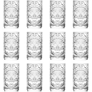 RCR Crystal Tiki Etruria Highball Glasses - 460ml - Pack of 8 Clear 12 RCR Crystal Tiki Etruria Highball Glasses - 460ml - Pack of 8 Clear 12
