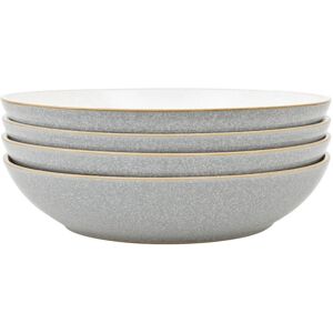 Denby Elements Pasta Bowls Light Grey 1,050ml Denby Elements Pasta Bowls Light Grey 1,050ml