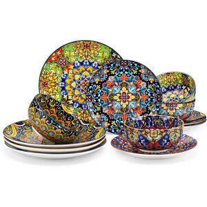Vancasso Stoneware Dinner Sets Multicolor 12 Vancasso Stoneware Dinner Sets Multicolor 12