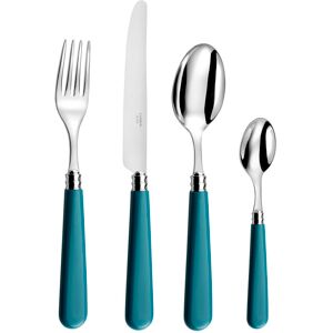 CAPDECO Altea 24 Piece Cutlery Set, Service for 6 Turquoise 24 CAPDECO Altea 24 Piece Cutlery Set, Service for 6 Turquoise 24