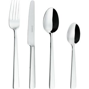 Grunwerg Cutlery 24 Piece, Westminster Pattern, 18/10 Stainless Steel Cutlery Set, Service for 6 Silver 24 Grunwerg Cutlery 24 Piece, Westminster Pattern, 18/10 Stainless Steel Cutlery Set, Service for 6 Silver 24