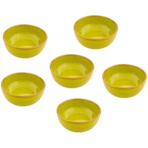 17 Stories Verano Selena Handmade Ceramic Dessert Bowl Lime Green 17 Stories Verano Selena Handmade Ceramic Dessert Bowl Lime Green