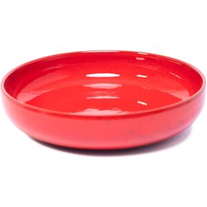 Latitude Vive Cateluta Ceramic Bowl Red 76.2cm W Latitude Vive Cateluta Ceramic Bowl Red 76.2cm W