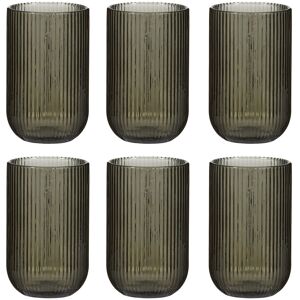 Metro Chanyia Drinking Glass Set Grey 13" H Metro Chanyia Drinking Glass Set Grey 13" H