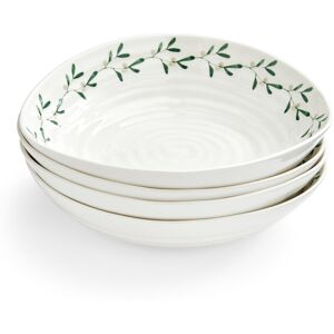 Sophie Conran For Portmeirion Mistletoe Pasta Bowl Set Of 4 White Sophie Conran For Portmeirion Mistletoe Pasta Bowl Set Of 4 White