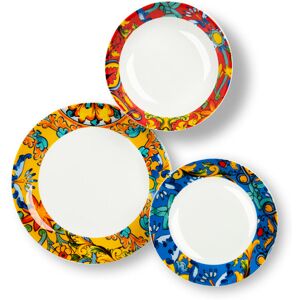 Excelsa "ERICE" 18 PCS DINNER SET Multicolor 18 Excelsa "ERICE" 18 PCS DINNER SET Multicolor 18