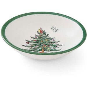 Spode Christmas Tree Set Of 4 Small Cereal Bowls White Spode Christmas Tree Set Of 4 Small Cereal Bowls White