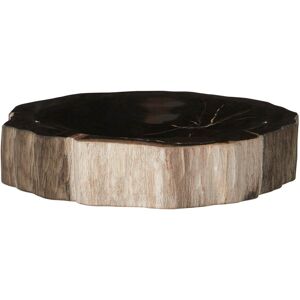 Union Rustic Bruggeman Wood Decorative Plate in Black/Brown Black;Brown 1 Union Rustic Bruggeman Wood Decorative Plate in Black/Brown Black;Brown 1