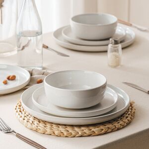 Ebern Designs 18 Piece Stoneware Dinnerware Set - Service for 6 White 18 Ebern Designs 18 Piece Stoneware Dinnerware Set - Service for 6 White 18