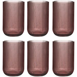 Metro Chanyia Drinking Glass Set Pink 13" H Metro Chanyia Drinking Glass Set Pink 13" H