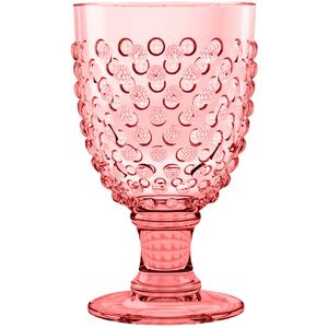 World Menagerie Mattawana Hobnail Goblet, 500 ml Pink 502ml World Menagerie Mattawana Hobnail Goblet, 500 ml Pink 502ml