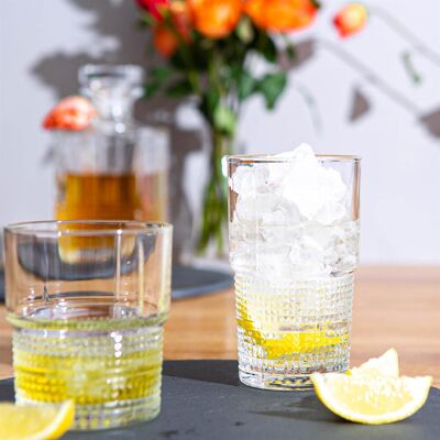Bormioli Rocco Bartender Novecento Glassware Set - 370ml, 405ml - 12pc Clear Bormioli Rocco Bartender Novecento Glassware Set - 370ml, 405ml - 12pc Clear