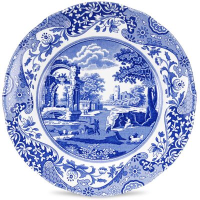 Spode Blue Italian Side Plates - 4 pcs 19cm/20cm Spode Blue Italian Side Plates - 4 pcs 19cm/20cm