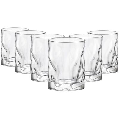 Bormioli Rocco Sorgente Double Whisky Glasses - 420ml Blue 12 Bormioli Rocco Sorgente Double Whisky Glasses - 420ml Blue 12