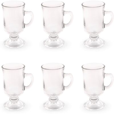Excelsa SET OF 6 IRISH COFFEE MUG 12 CL. Transparent 120ml Excelsa SET OF 6 IRISH COFFEE MUG 12 CL. Transparent 120ml