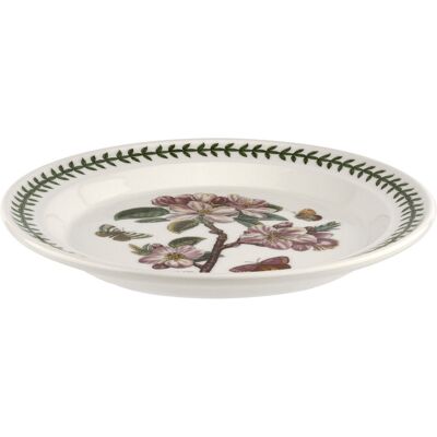 Portmeirion Botanic Garden Flowering Almond Dinner Plates Green;White 25cm W Portmeirion Botanic Garden Flowering Almond Dinner Plates Green;White 25cm W