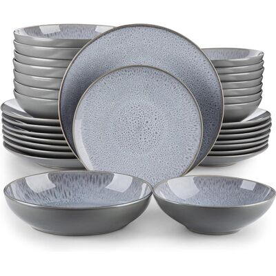 Vancasso Dinnerware - Set of 32 Grey 32 Vancasso Dinnerware - Set of 32 Grey 32