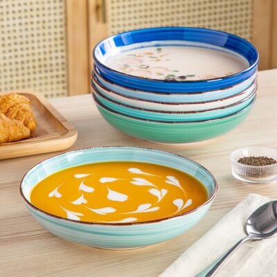 Vancasso Dinnerware Blue/Green Vancasso Dinnerware Blue/Green