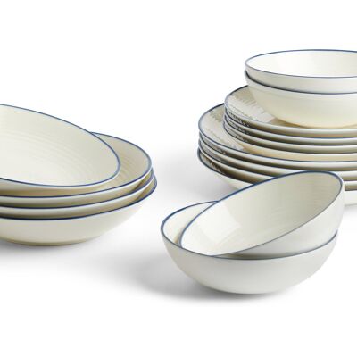 Royal Doulton - Gordon Ramsay Maze Denim Line - 16-piece Royal Doulton - Gordon Ramsay Maze Denim Line - 16-piece