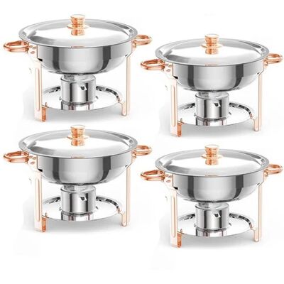 The Party Aisle Stainless Steel Tray Silver 34cm W X 34cm L X 21cm H The Party Aisle Stainless Steel Tray Silver 34cm W X 34cm L X 21cm H