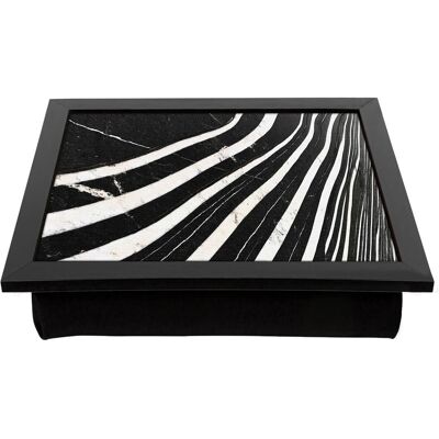 17 Stories Granite Vol.1 Lap Tray with Cushion Black 17 Stories Granite Vol.1 Lap Tray with Cushion Black