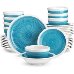 House of Hampton 32-Piece Dinner Sets Modern Dinnerware Set for 8 blue