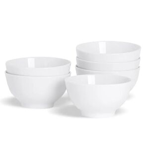 Argon Tableware - Classic Rice Bowls - 13cm - White white 6.3 H x 12.8 W x 12.8 D cm
