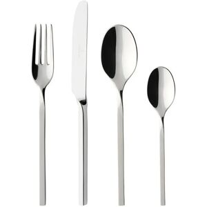 Villeroy & Boch NewWave 24 Piece 18/10 Stainless Steel Cutlery Set, Service for 6 gray